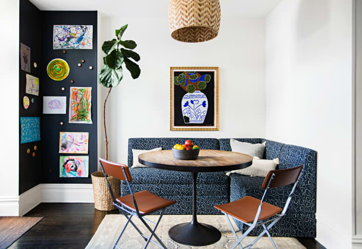 Dining table and sofa 2025 in living room